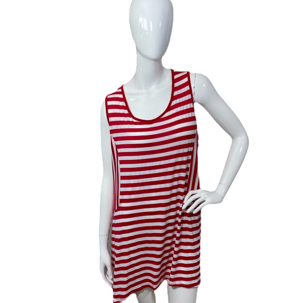 Plus size tunic, sleeveless